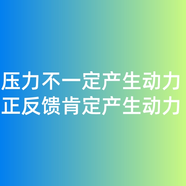 鈀碳回收日記, 壓力不一定產(chǎn)生動(dòng)力，正反饋一定產(chǎn)生動(dòng)力